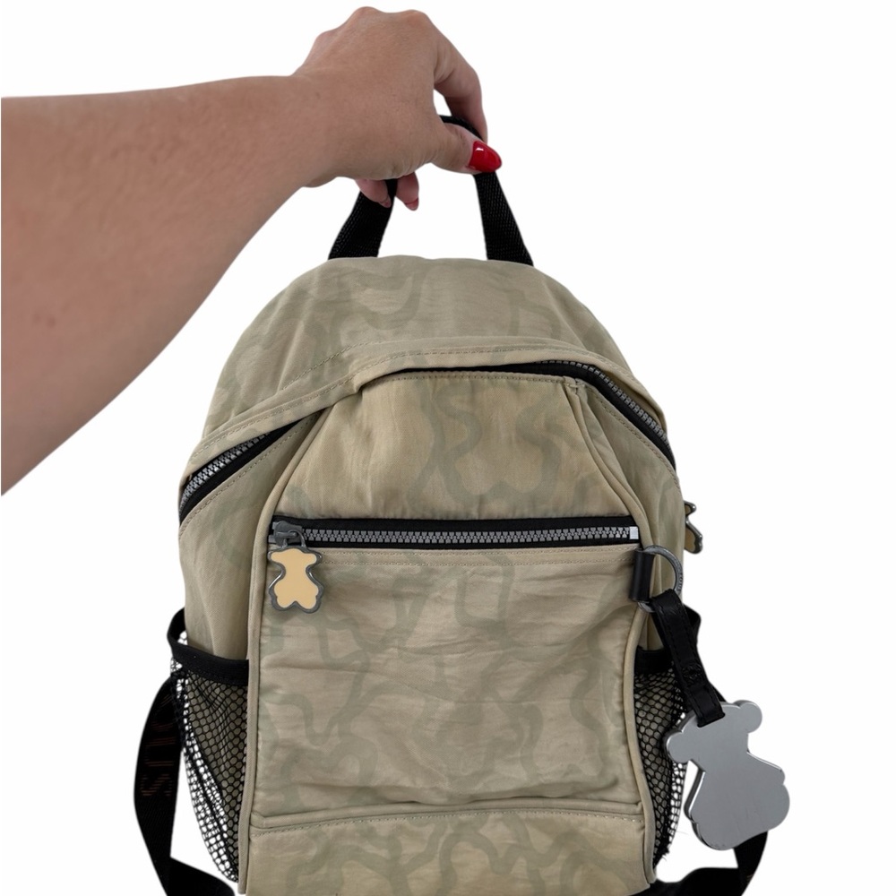 Stylish Beige Backpack Tous Original vintage